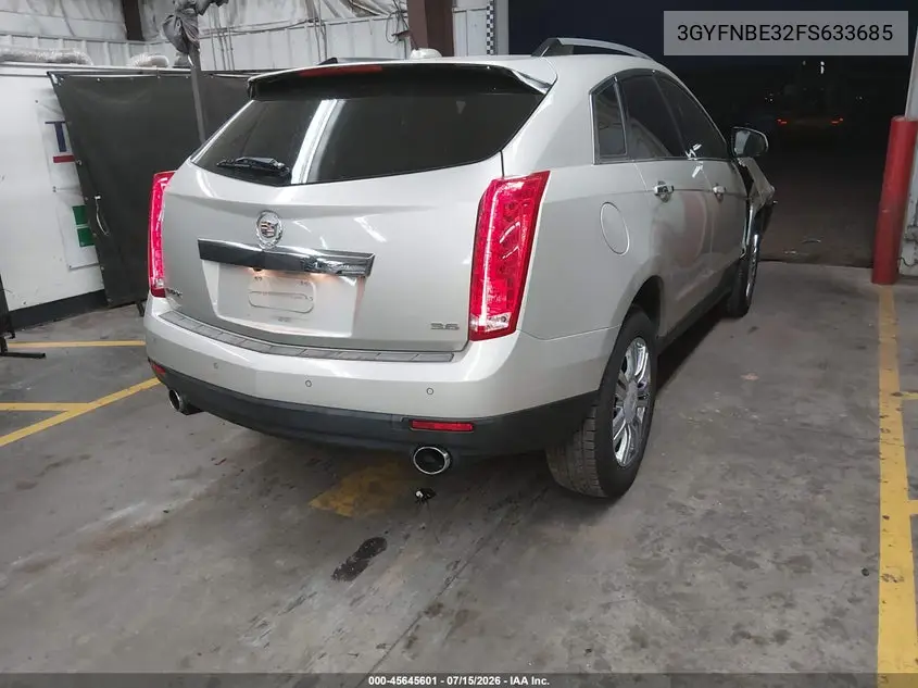 2015 Cadillac Srx Luxury Collection VIN: 3GYFNBE32FS633685 Lot: 45645601