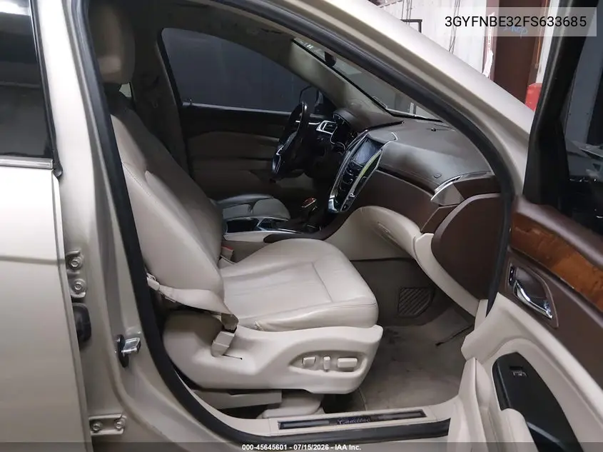 2015 Cadillac Srx Luxury Collection VIN: 3GYFNBE32FS633685 Lot: 45645601
