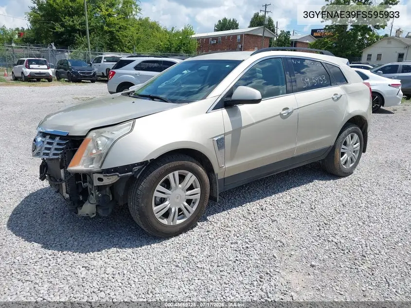 2015 Cadillac Srx Standard VIN: 3GYFNAE39FS595933 Lot: 45669125