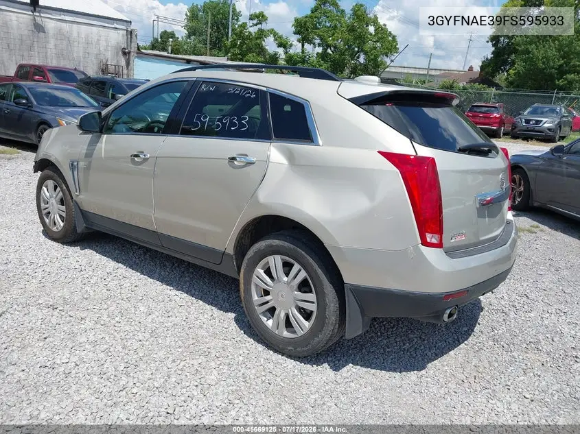 2015 Cadillac Srx Standard VIN: 3GYFNAE39FS595933 Lot: 45669125