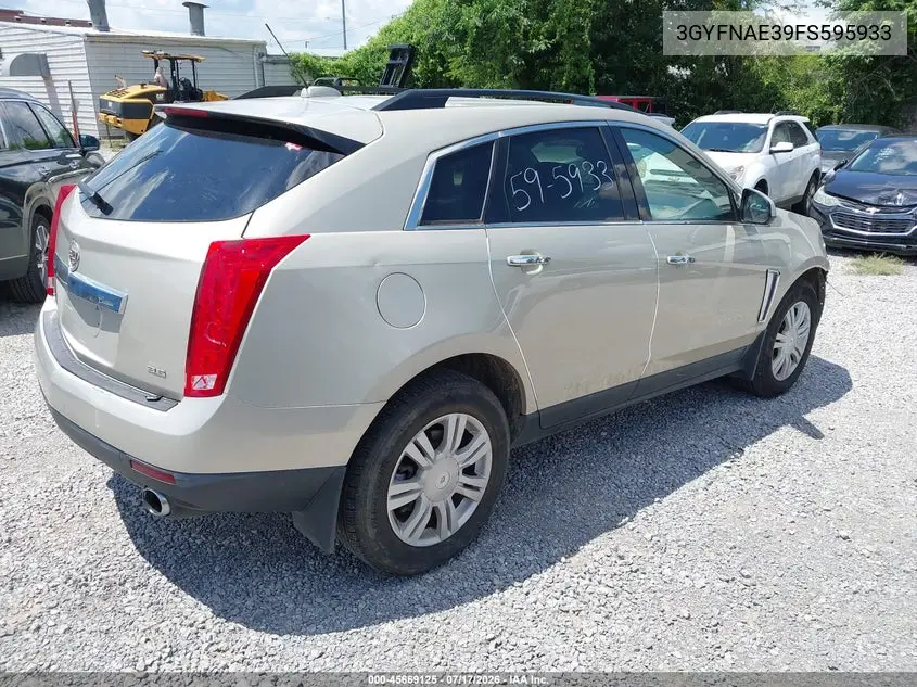 2015 Cadillac Srx Standard VIN: 3GYFNAE39FS595933 Lot: 45669125