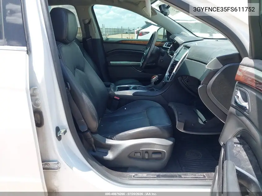 2015 Cadillac Srx Performance Collection VIN: 3GYFNCE35FS611752 Lot: 45676266