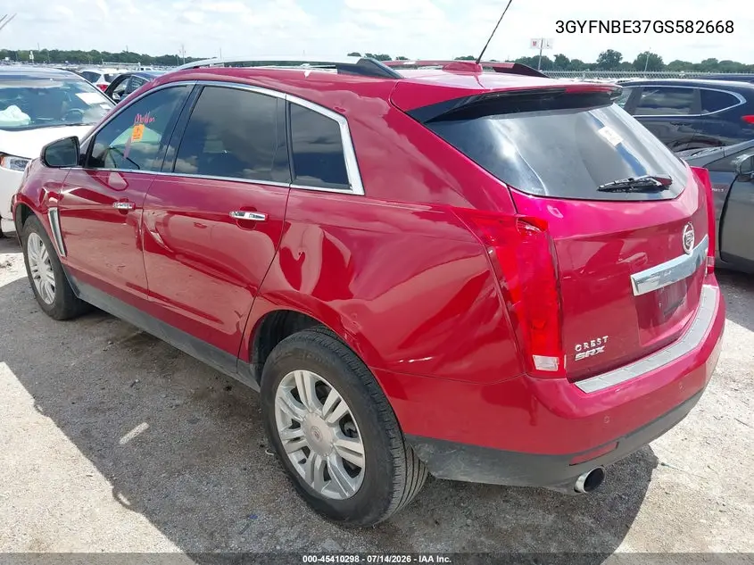 2016 Cadillac Srx Luxury Collection VIN: 3GYFNBE37GS582668 Lot: 45410298