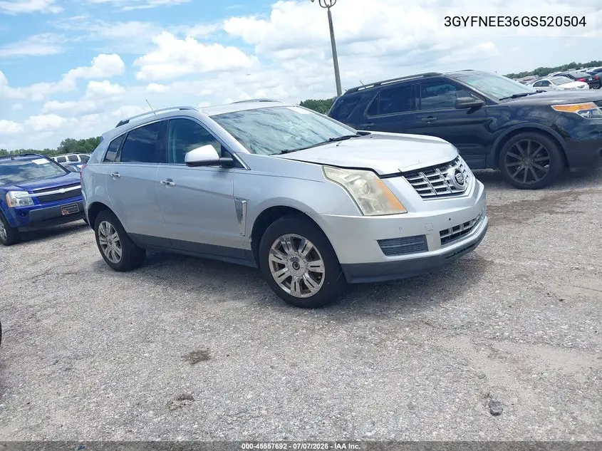 2016 Cadillac Srx Luxury Collection VIN: 3GYFNEE36GS520504 Lot: 45557692