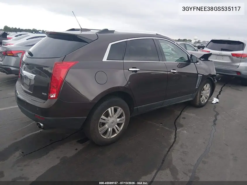 2016 Cadillac Srx Luxury Collection VIN: 3GYFNEE38GS535117 Lot: 45599157