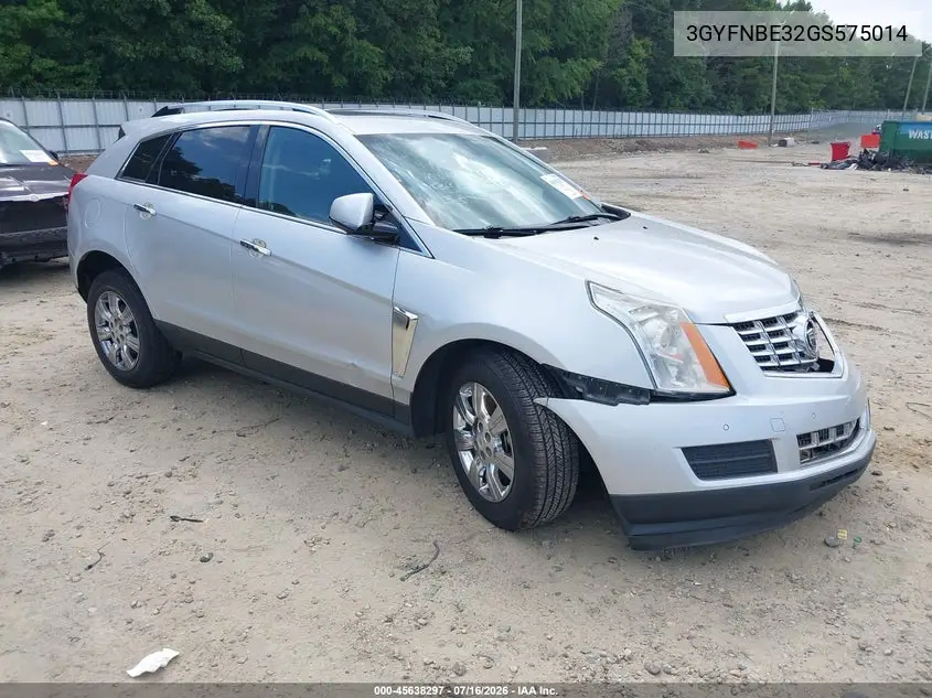 2016 Cadillac Srx Luxury Collection VIN: 3GYFNBE32GS575014 Lot: 45638297