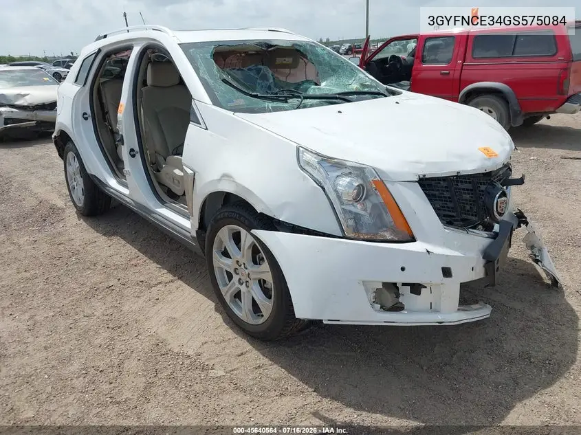 2016 Cadillac Srx Performance Collection VIN: 3GYFNCE34GS575084 Lot: 45640564