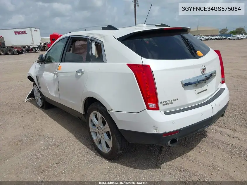 2016 Cadillac Srx Performance Collection VIN: 3GYFNCE34GS575084 Lot: 45640564