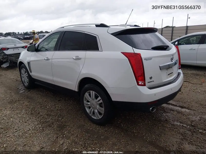 2016 Cadillac Srx Luxury Collection VIN: 3GYFNBE31GS566370 Lot: 45666307