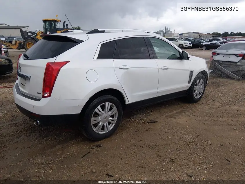 2016 Cadillac Srx Luxury Collection VIN: 3GYFNBE31GS566370 Lot: 45666307