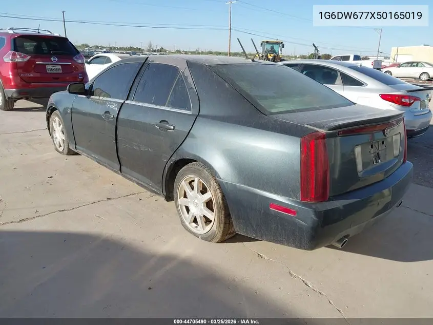 2005 Cadillac Sts V6 VIN: 1G6DW677X50165019 Lot: 44705490