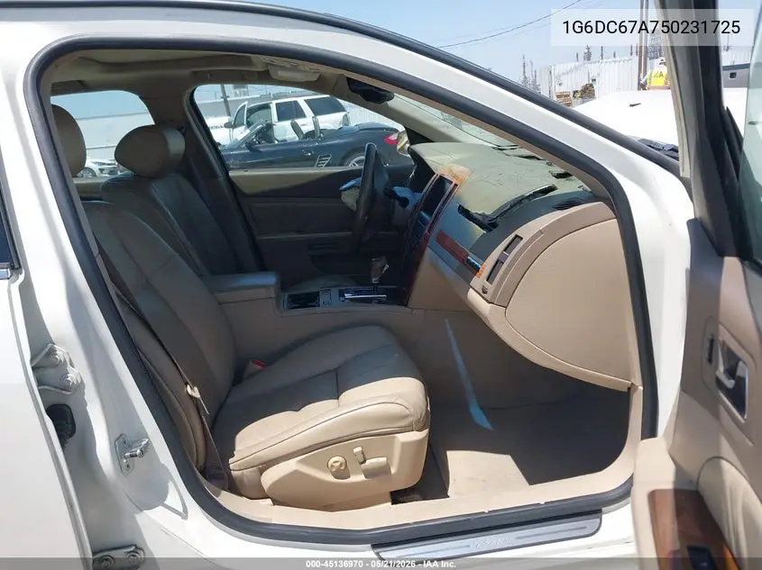 2005 Cadillac Sts VIN: 1G6DC67A750231725 Lot: 45136970