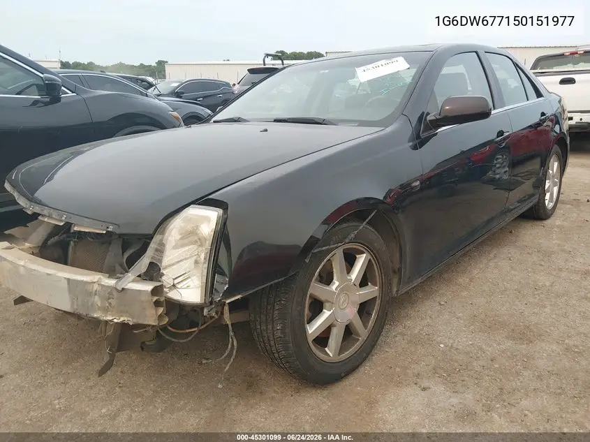 2005 Cadillac Sts V6 VIN: 1G6DW677150151977 Lot: 45301099
