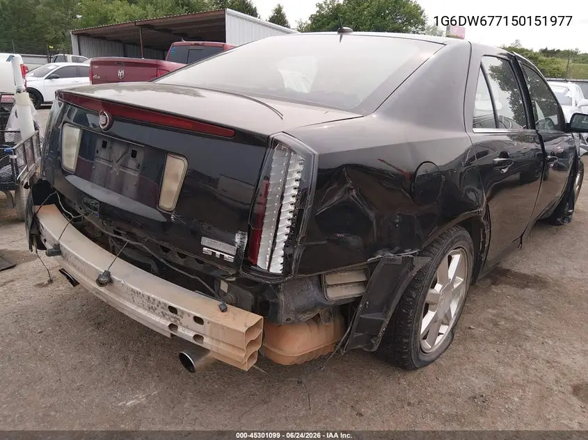 2005 Cadillac Sts V6 VIN: 1G6DW677150151977 Lot: 45301099