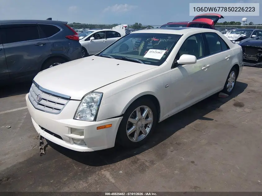 2005 Cadillac Sts V6 VIN: 1G6DW677850226223 Lot: 45525482