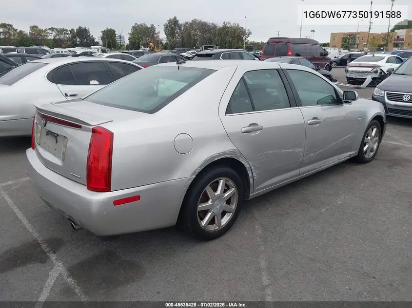 2005 Cadillac Sts V6 VIN: 1G6DW677350191588 Lot: 45535428