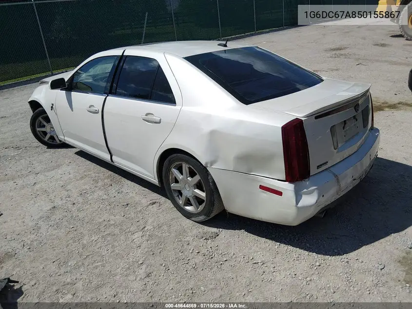 2005 Cadillac Sts V8 VIN: 1G6DC67A850155867 Lot: 45644869