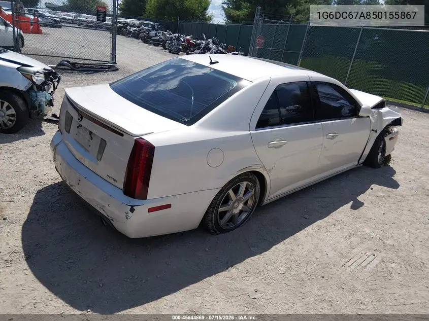 2005 Cadillac Sts V8 VIN: 1G6DC67A850155867 Lot: 45644869