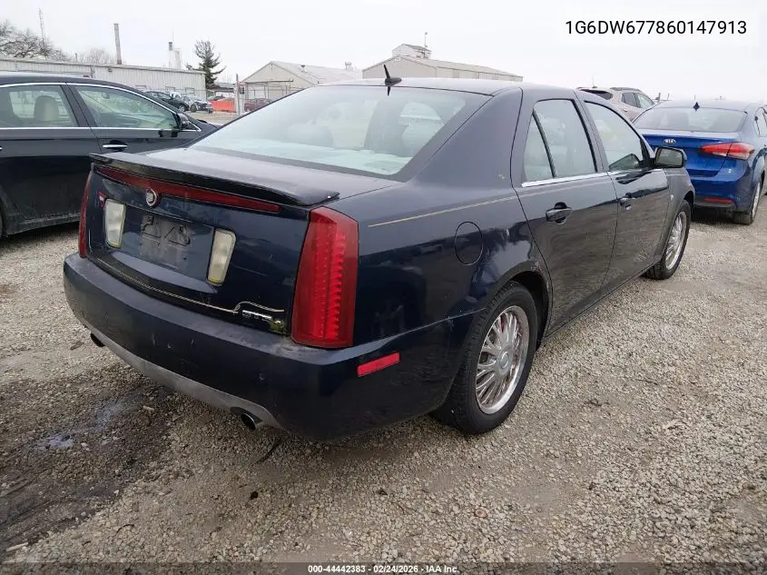 2006 Cadillac Sts V6 VIN: 1G6DW677860147913 Lot: 44442383