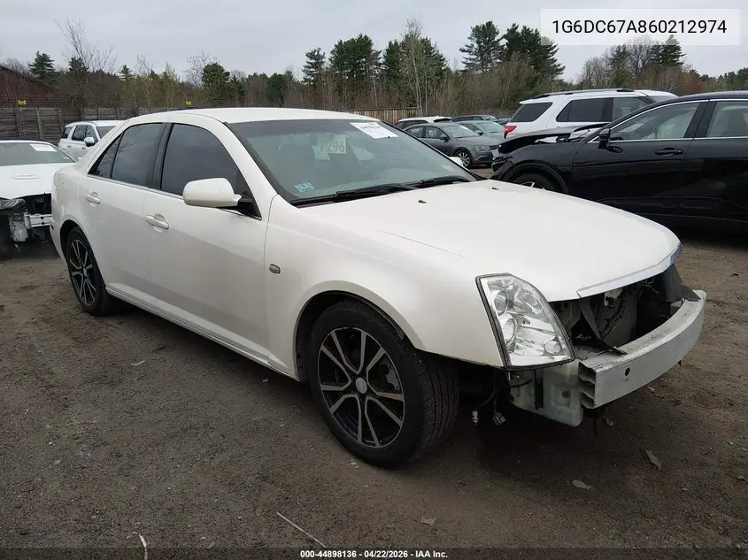 2006 Cadillac Sts V8 VIN: 1G6DC67A860212974 Lot: 44898136