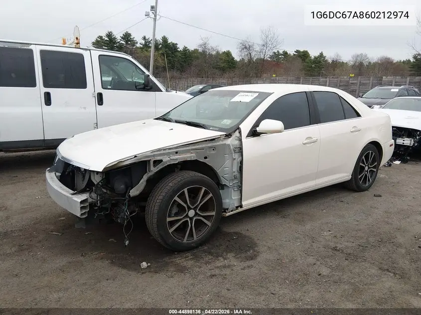 2006 Cadillac Sts V8 VIN: 1G6DC67A860212974 Lot: 44898136