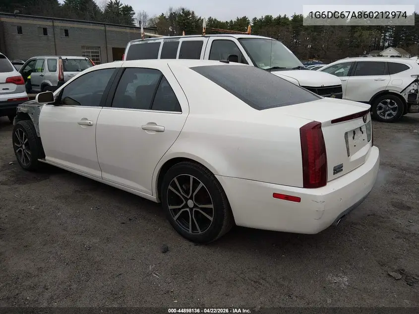 2006 Cadillac Sts V8 VIN: 1G6DC67A860212974 Lot: 44898136