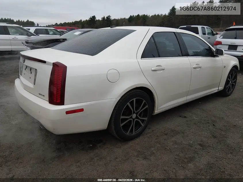 2006 Cadillac Sts V8 VIN: 1G6DC67A860212974 Lot: 44898136