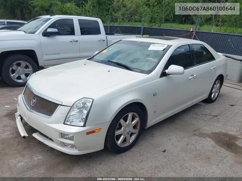 2006 Cadillac Sts V8 VIN: 1G6DC67A860100644 Lot: 45233168