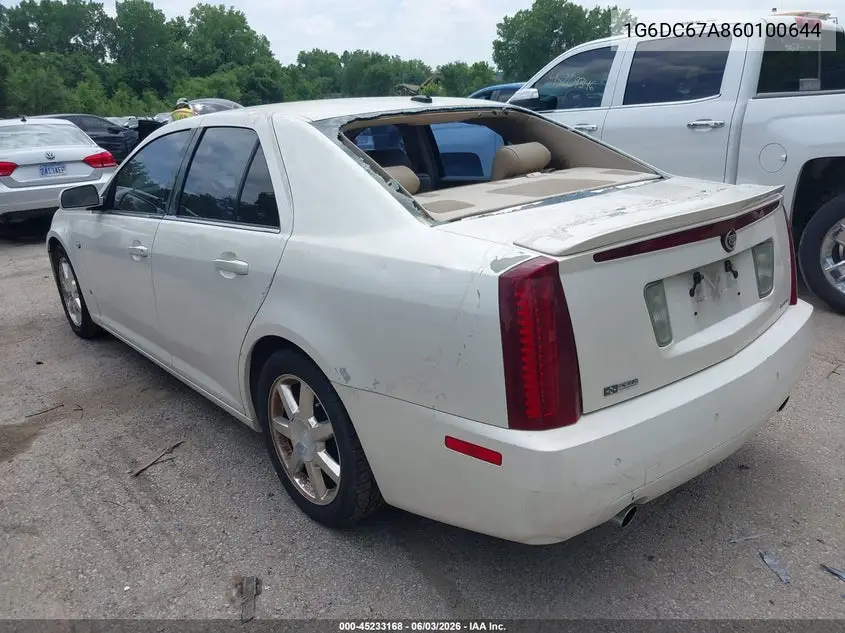 2006 Cadillac Sts V8 VIN: 1G6DC67A860100644 Lot: 45233168