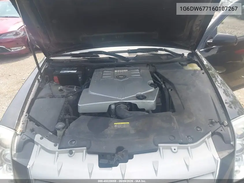 2006 Cadillac Sts V6 VIN: 1G6DW677160107267 Lot: 45320059