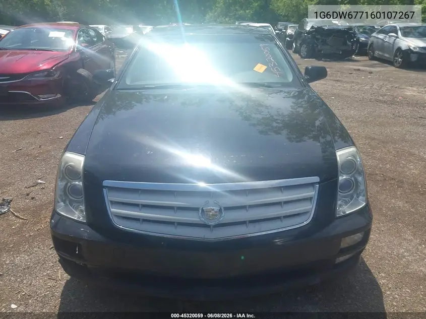 2006 Cadillac Sts V6 VIN: 1G6DW677160107267 Lot: 45320059