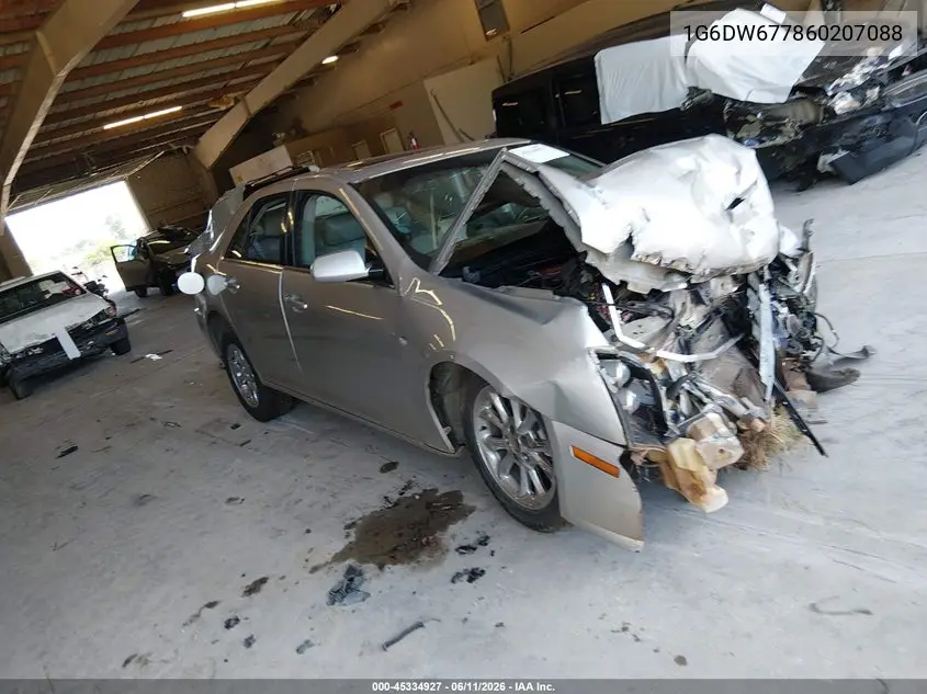 2006 Cadillac Sts V6 VIN: 1G6DW677860207088 Lot: 45334927