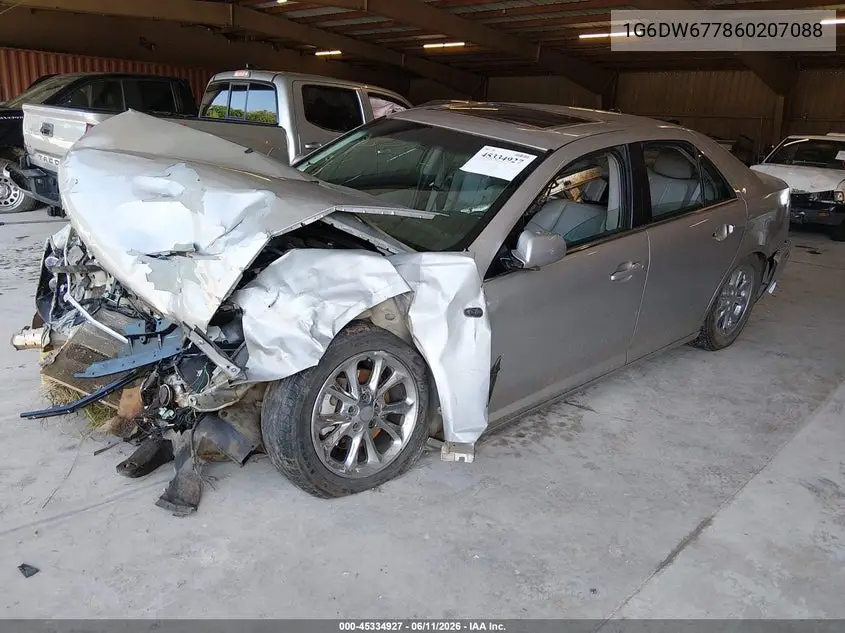 2006 Cadillac Sts V6 VIN: 1G6DW677860207088 Lot: 45334927