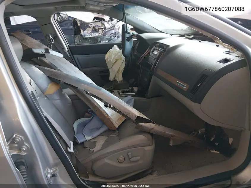 2006 Cadillac Sts V6 VIN: 1G6DW677860207088 Lot: 45334927