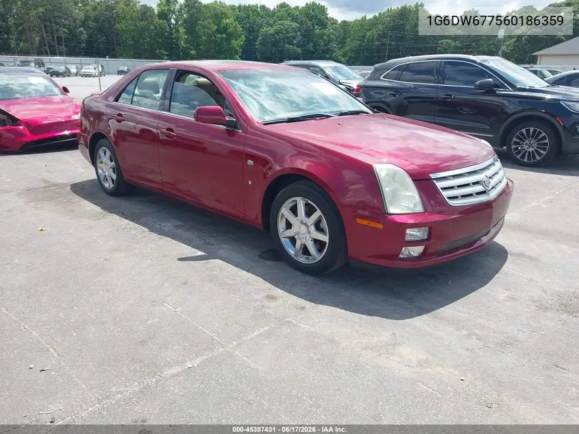 2006 Cadillac Sts V6 VIN: 1G6DW677560186359 Lot: 45387431
