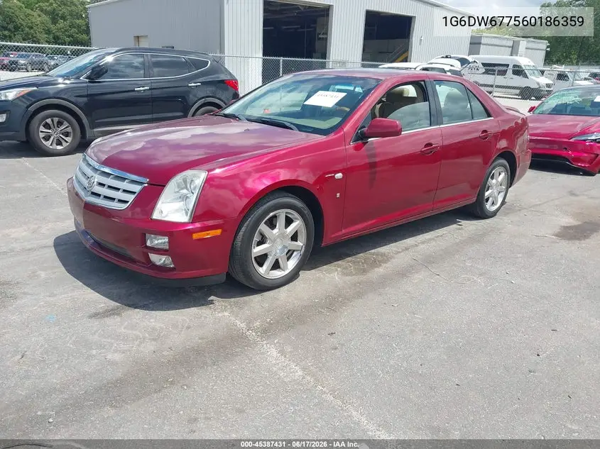2006 Cadillac Sts V6 VIN: 1G6DW677560186359 Lot: 45387431