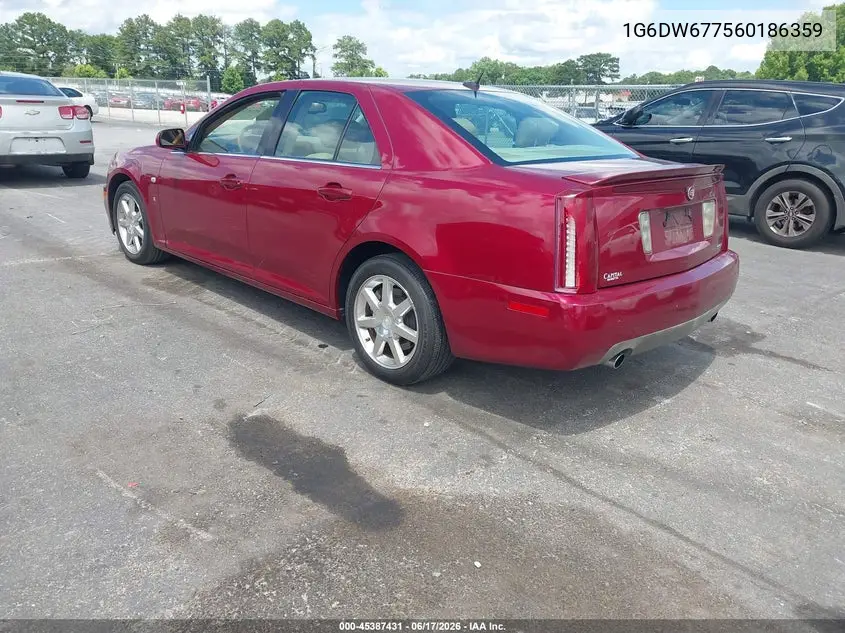 2006 Cadillac Sts V6 VIN: 1G6DW677560186359 Lot: 45387431
