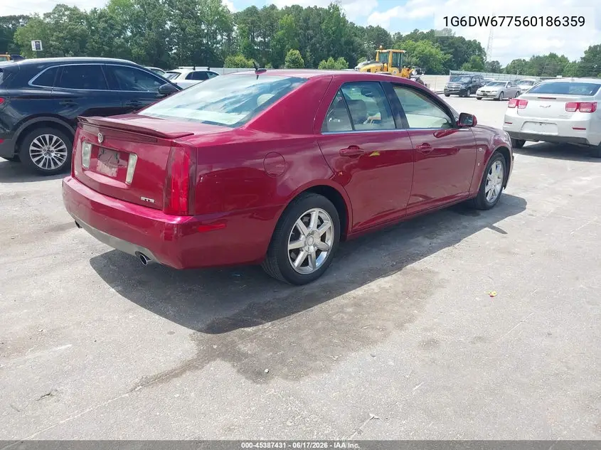2006 Cadillac Sts V6 VIN: 1G6DW677560186359 Lot: 45387431