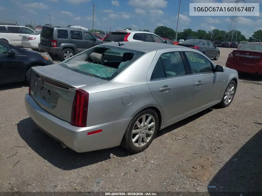 2006 Cadillac Sts V8 VIN: 1G6DC67A160167487 Lot: 45457559