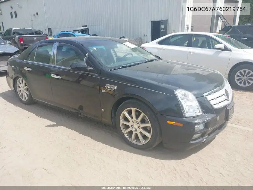 2006 Cadillac Sts V8 VIN: 1G6DC67A760219754 Lot: 45461995