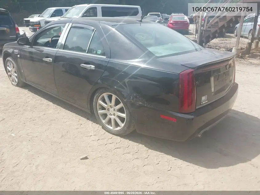 2006 Cadillac Sts V8 VIN: 1G6DC67A760219754 Lot: 45461995