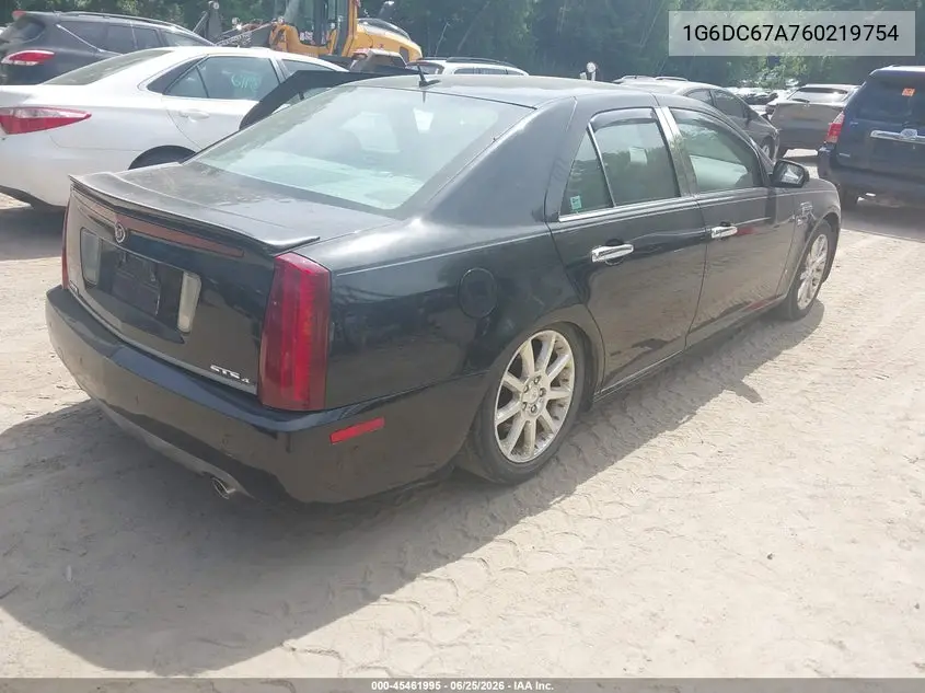 2006 Cadillac Sts V8 VIN: 1G6DC67A760219754 Lot: 45461995