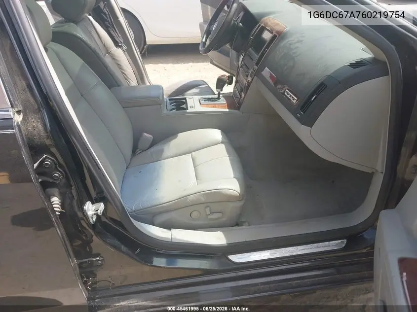2006 Cadillac Sts V8 VIN: 1G6DC67A760219754 Lot: 45461995