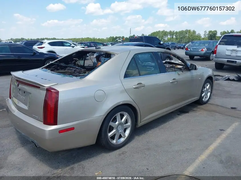 2006 Cadillac Sts V6 VIN: 1G6DW677760157302 Lot: 45574616