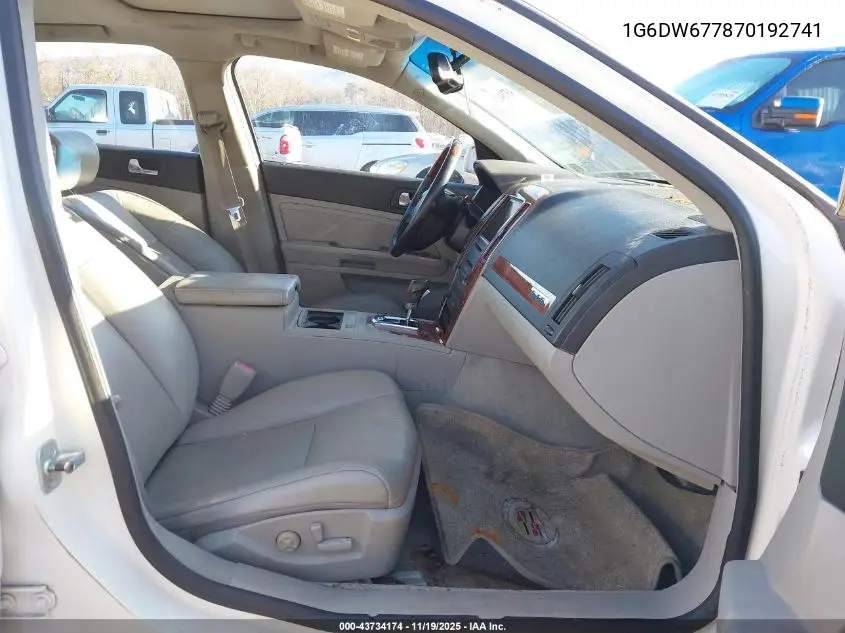 2007 Cadillac Sts V6 VIN: 1G6DW677870192741 Lot: 43734174