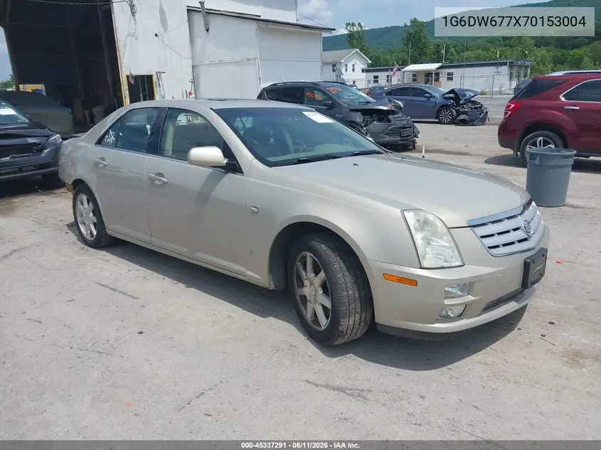 2007 Cadillac Sts V6 VIN: 1G6DW677X70153004 Lot: 45337291