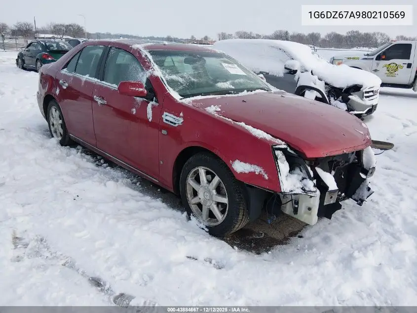 2008 Cadillac Sts V8 VIN: 1G6DZ67A980210569 Lot: 43884667