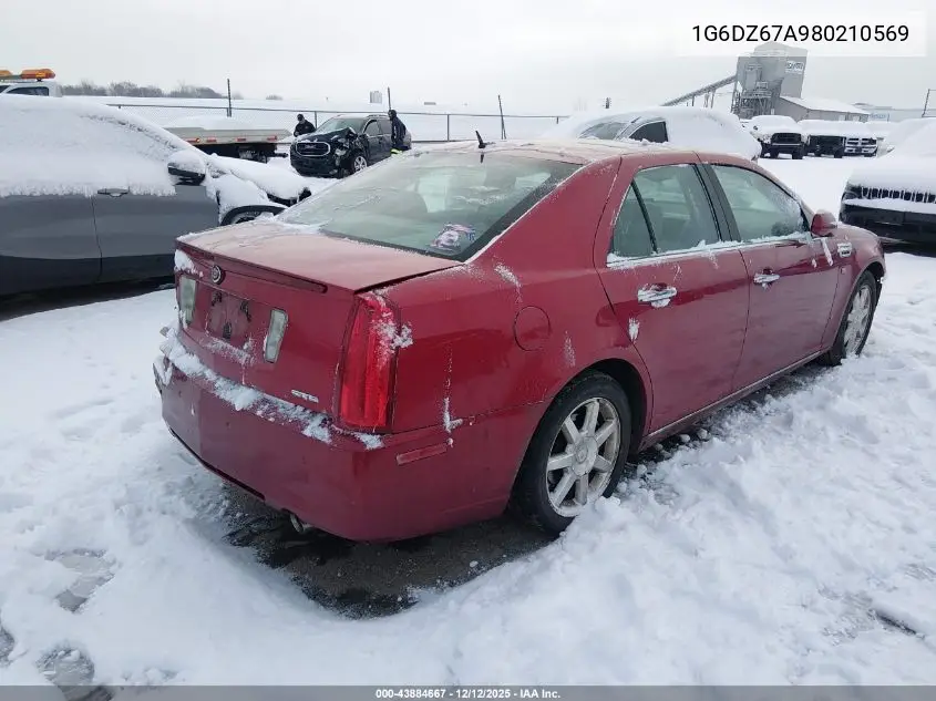 2008 Cadillac Sts V8 VIN: 1G6DZ67A980210569 Lot: 43884667