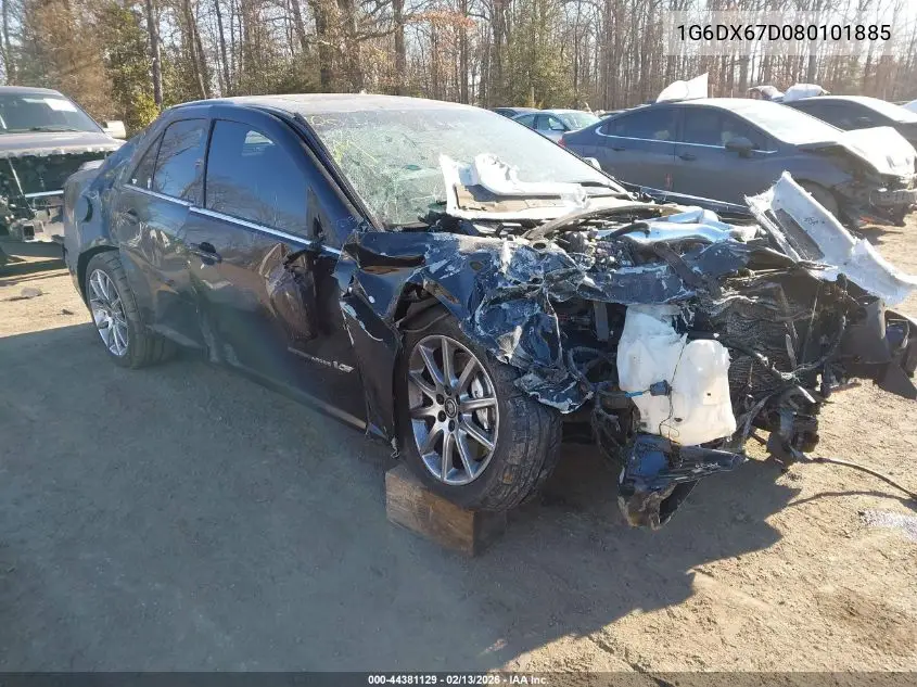2008 Cadillac Sts-V VIN: 1G6DX67D080101885 Lot: 44381129
