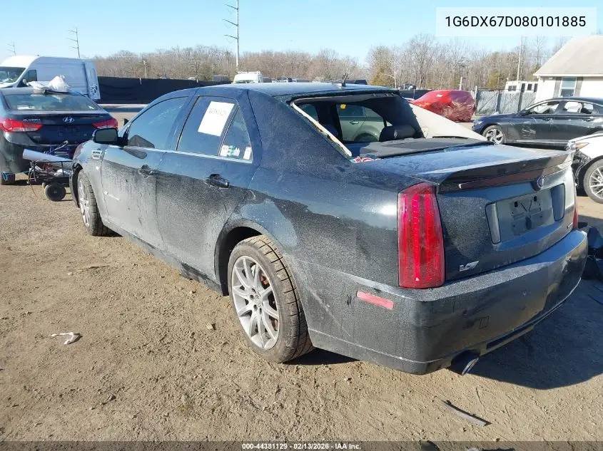 2008 Cadillac Sts-V VIN: 1G6DX67D080101885 Lot: 44381129